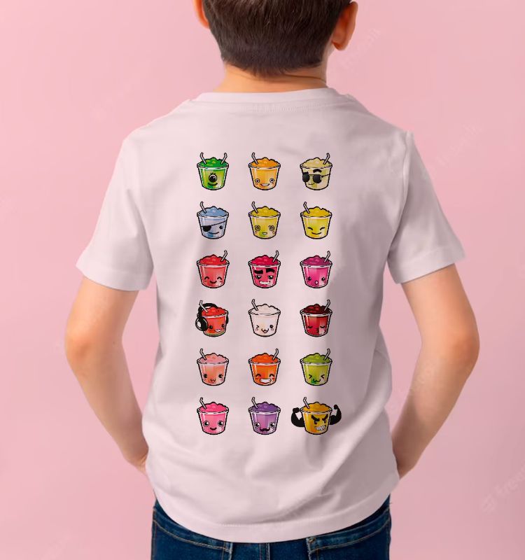 Camiseta blanca niño Turby