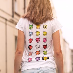 Camiseta blanca mujer Turby +